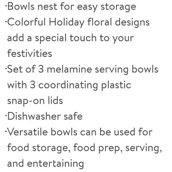 ❤️ New Pioneer Woman Festive Forest 6-Piece Melamine Bowl Set - Picture 8 of 11